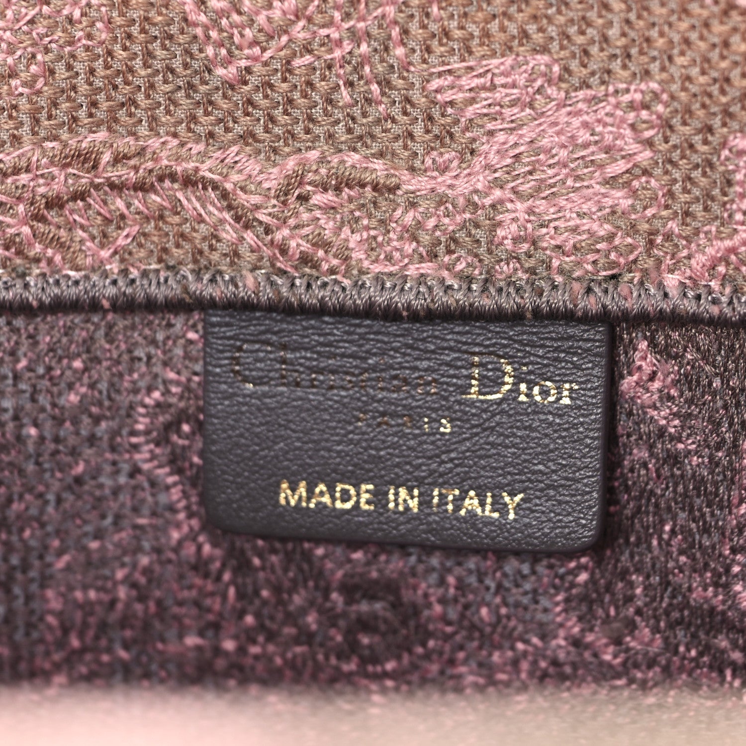 Christian Dior Canvas Embroidered Medium Dioriviera Toile De Jouy Book Tote Pink Grey 6 of 10