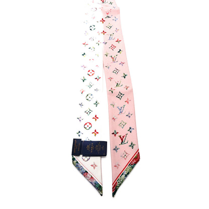 Louis Vuitton Silk Monogram LV Garden Bandeau Pink 2 of 4
