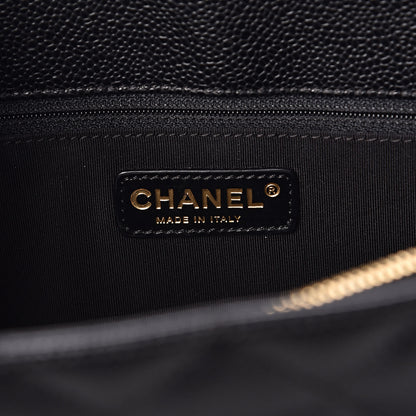 Chanel Caviar Quilted Grand Shopping Tote GST Black 6 of 11