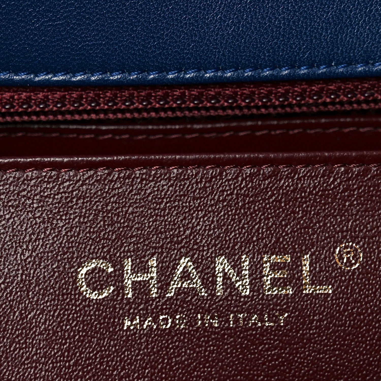 Chanel Lambskin Quilted Large Chic With Me Flap Navy 5 of 9