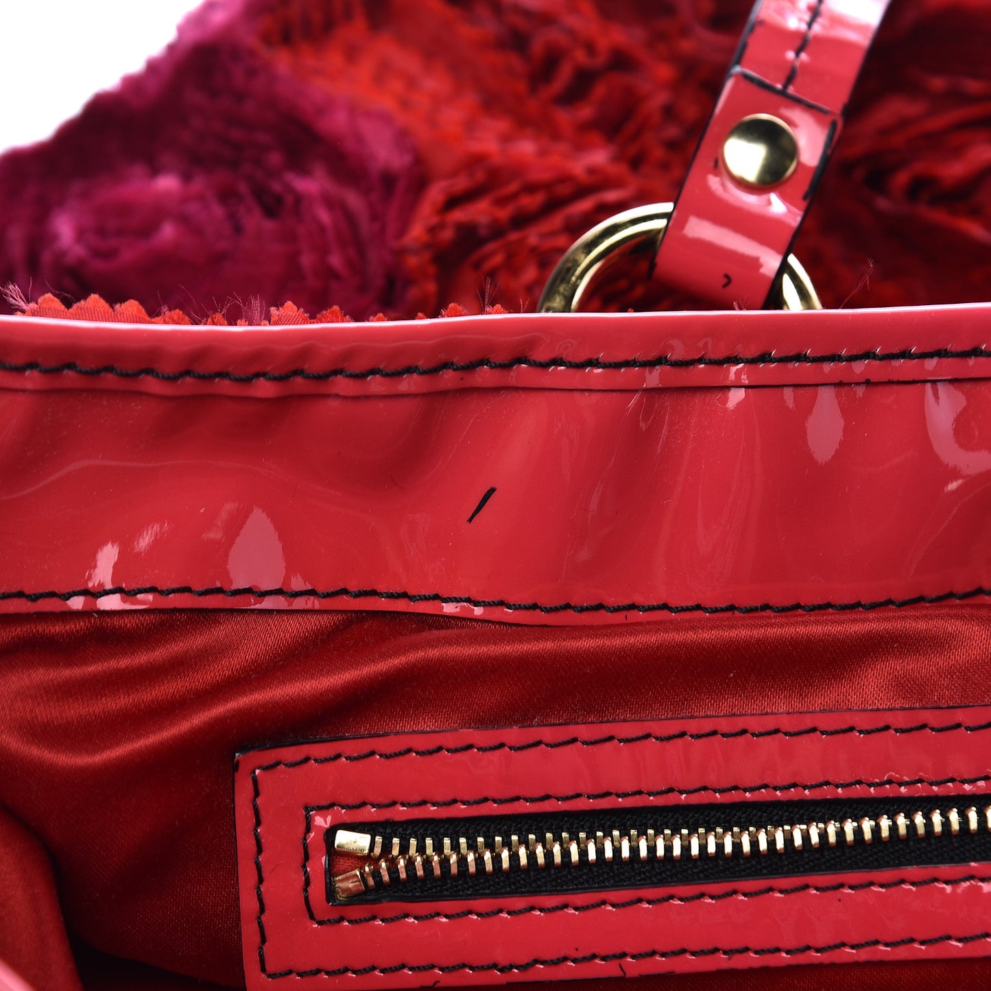 Silk Patent Rosier Tote Pink