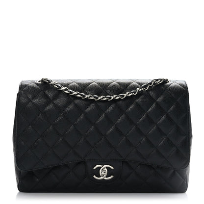Chanel Caviar Quilted Maxi Double Flap Black 1 of 9