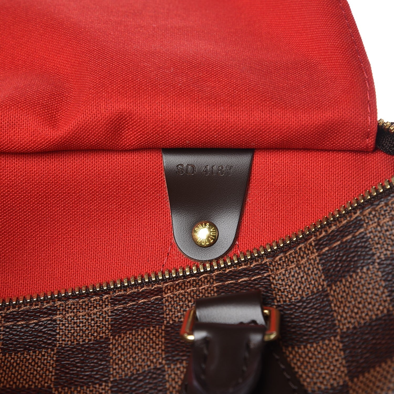 Louis Vuitton Damier Ebene Speedy Bandouliere 30 8 of 9