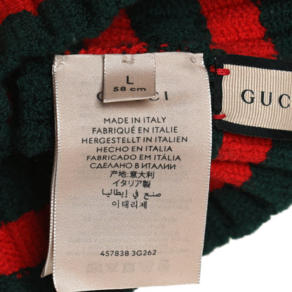 Gucci Wool Web Headband L Green Red 3 of 4