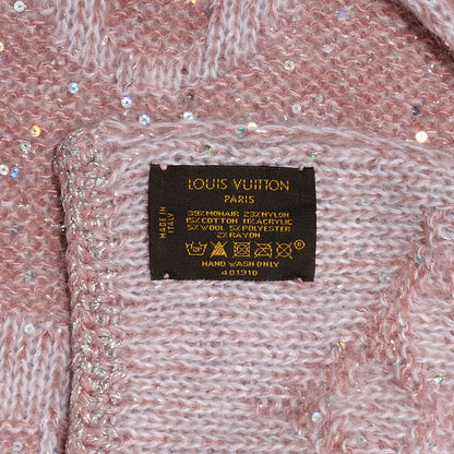 Louis Vuitton Monogram Sunset Mohair Scarf Aurore 4 of 4