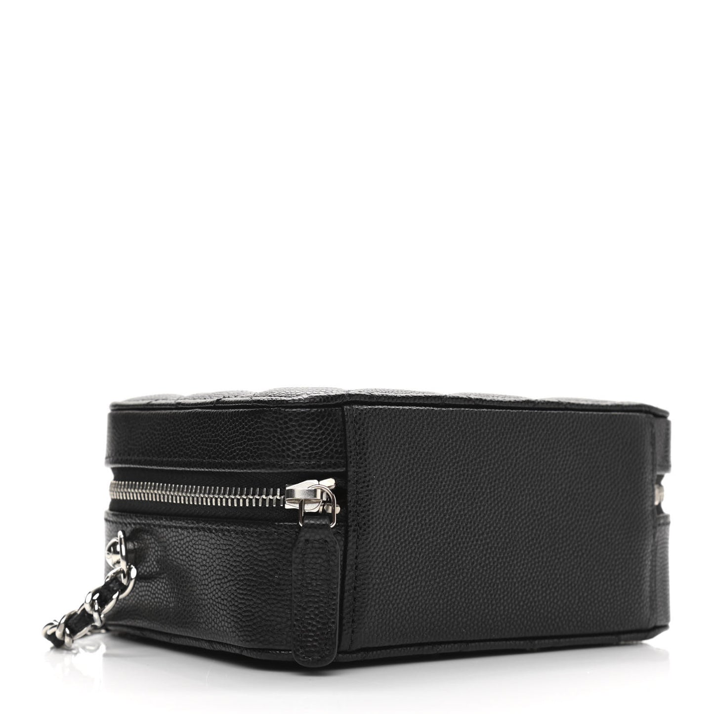 Caviar Quilted Camera Bag Black
