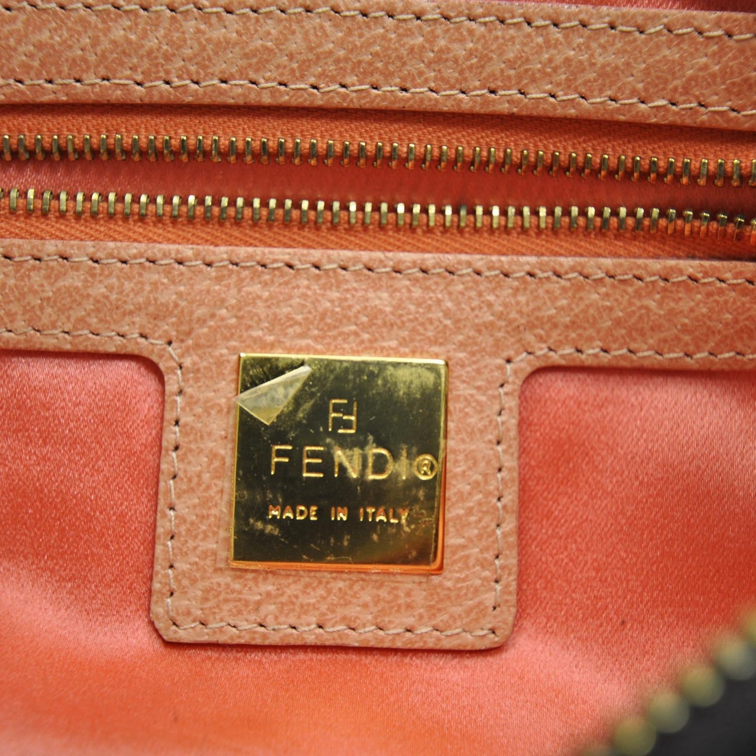 Fendi Zucca Small Shoulder Bag Tobacco Tan 7 of 11
