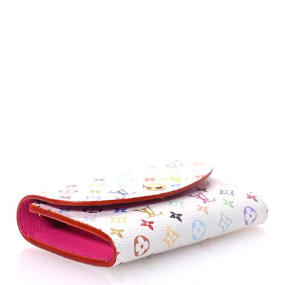 Louis Vuitton LV X TM Monogram Multicolor Rosalie Coin Purse White Kawaii Pink 4 of 7
