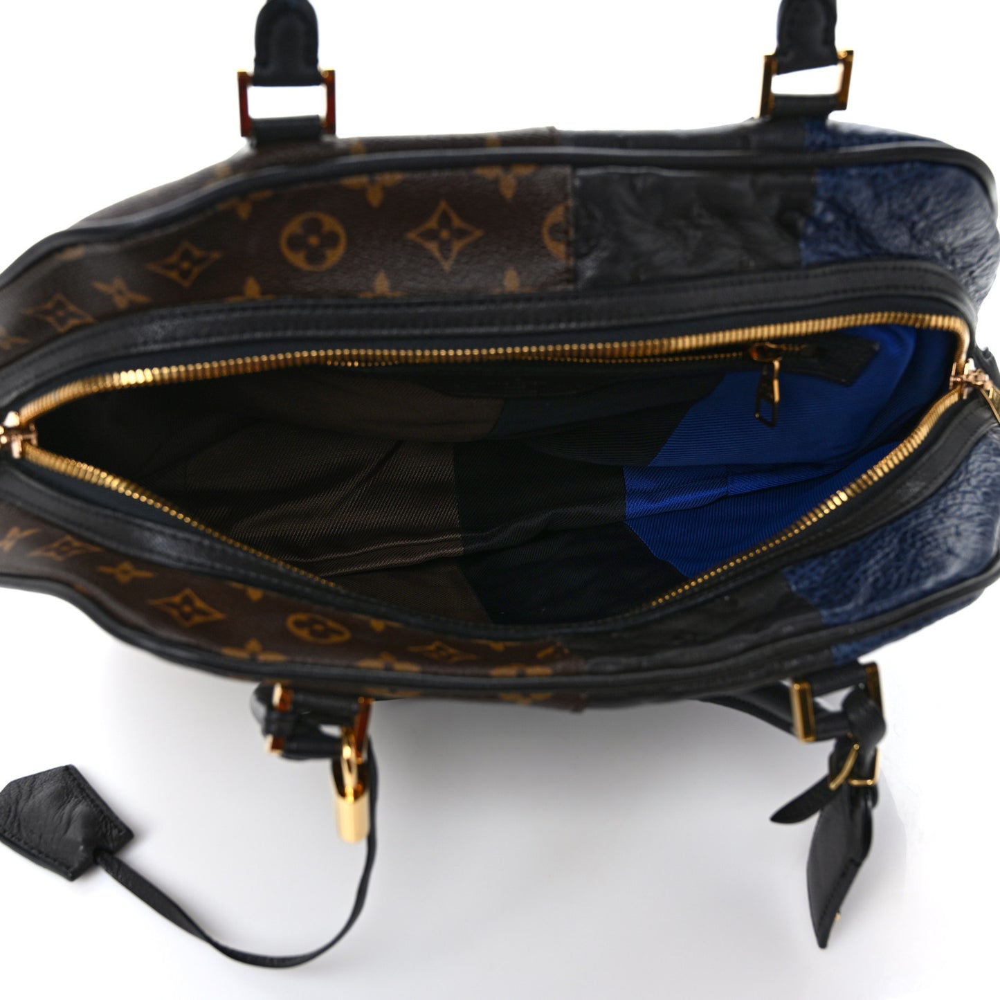 Monogram Stripes Medium Bag Marine