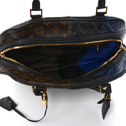 Louis Vuitton Monogram Stripes Medium Bag Marine 5 of 8