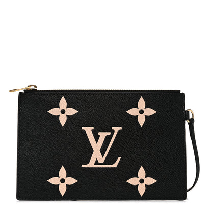 Louis Vuitton Empreinte Monogram Giant Neonoe MM Pochette Black Beige 1 of 6