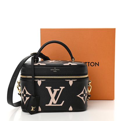 Louis Vuitton Empreinte Monogram Giant Vanity PM Black Beige 10 of 10
