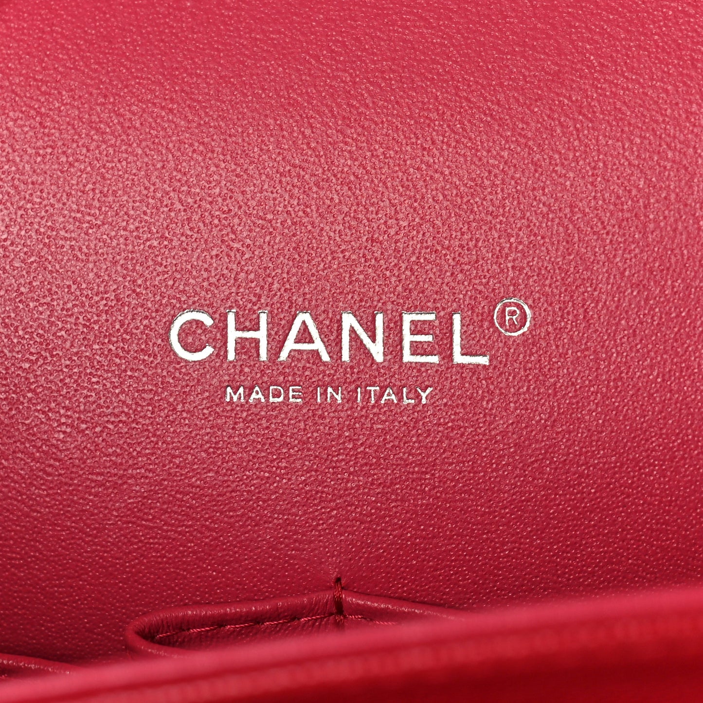 Caviar Quilted Maxi Double Flap Red