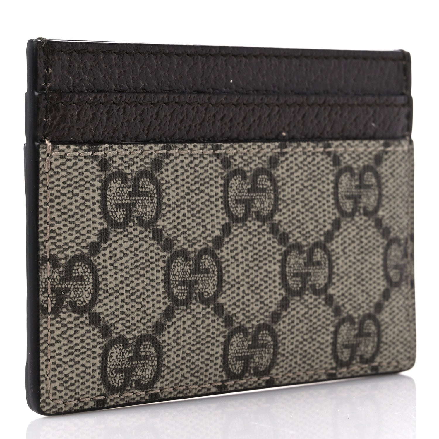 Gucci GG Supreme Monogram Ophidia Card Holder Brown 3 of 7