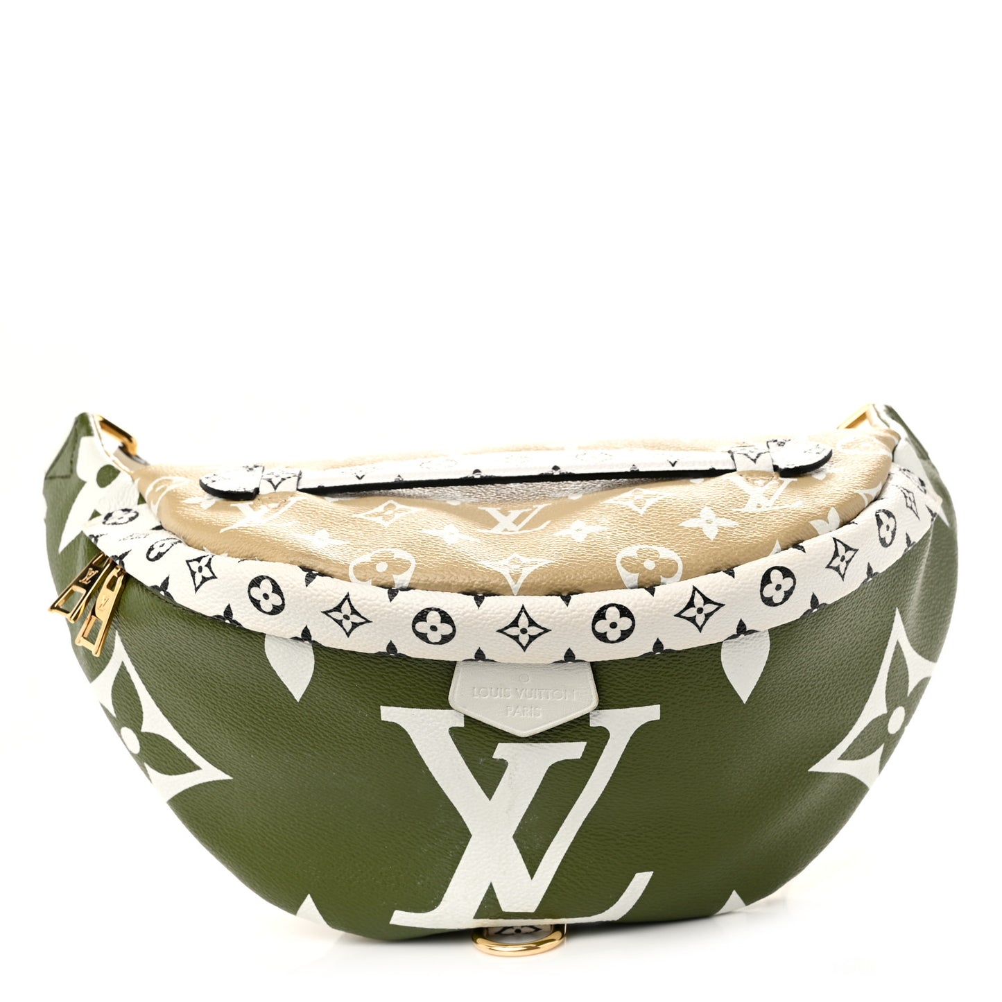 Monogram Giant Bumbag Kaki Beige