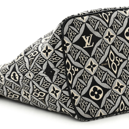Louis Vuitton Jacquard Since 1854 Neverfull MM Grey 7 of 8
