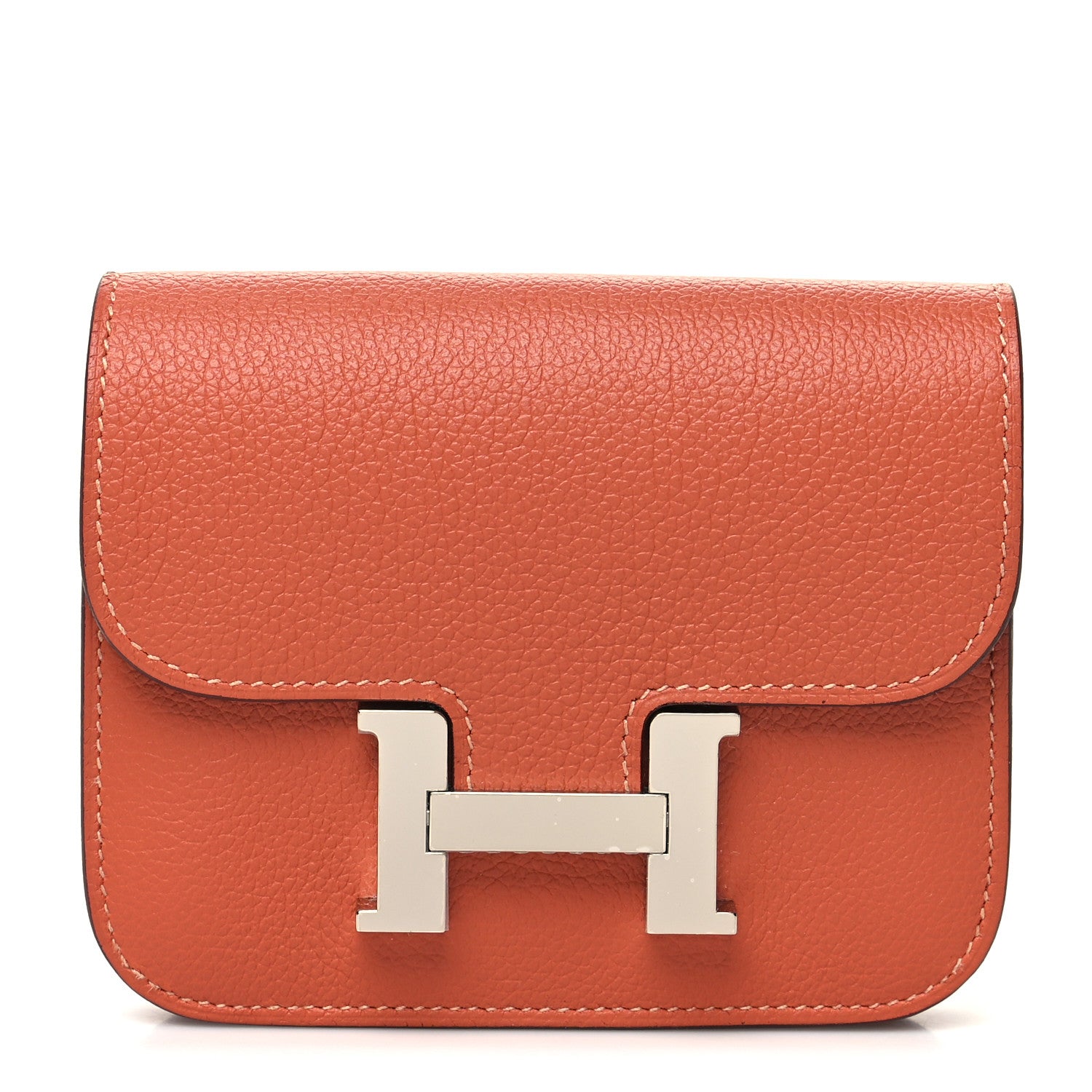 Hermes Evercolor Constance Slim Wallet Blush 3 of 11
