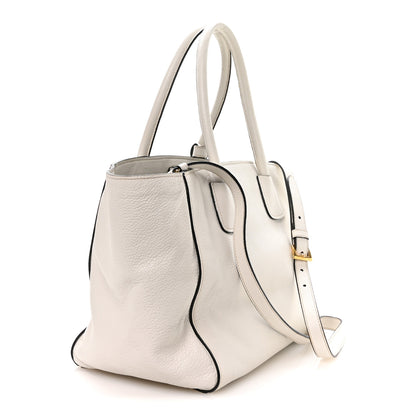 Prada Vitello Daino Shopping Tote Talco 3 of 10