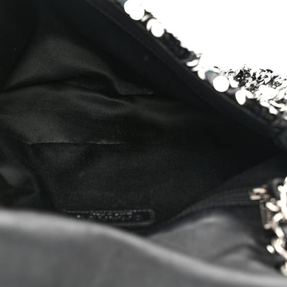 Chanel Sequin Summer Night Flap Black Silver 5 of 10