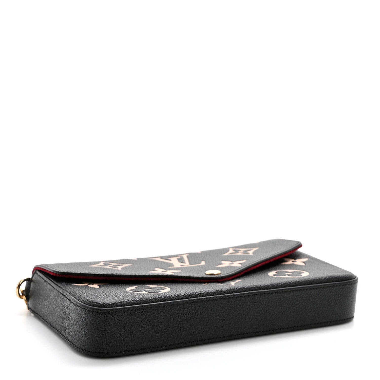 Louis Vuitton Empreinte Monogram Giant Felicie Pochette Black Beige 5 of 13