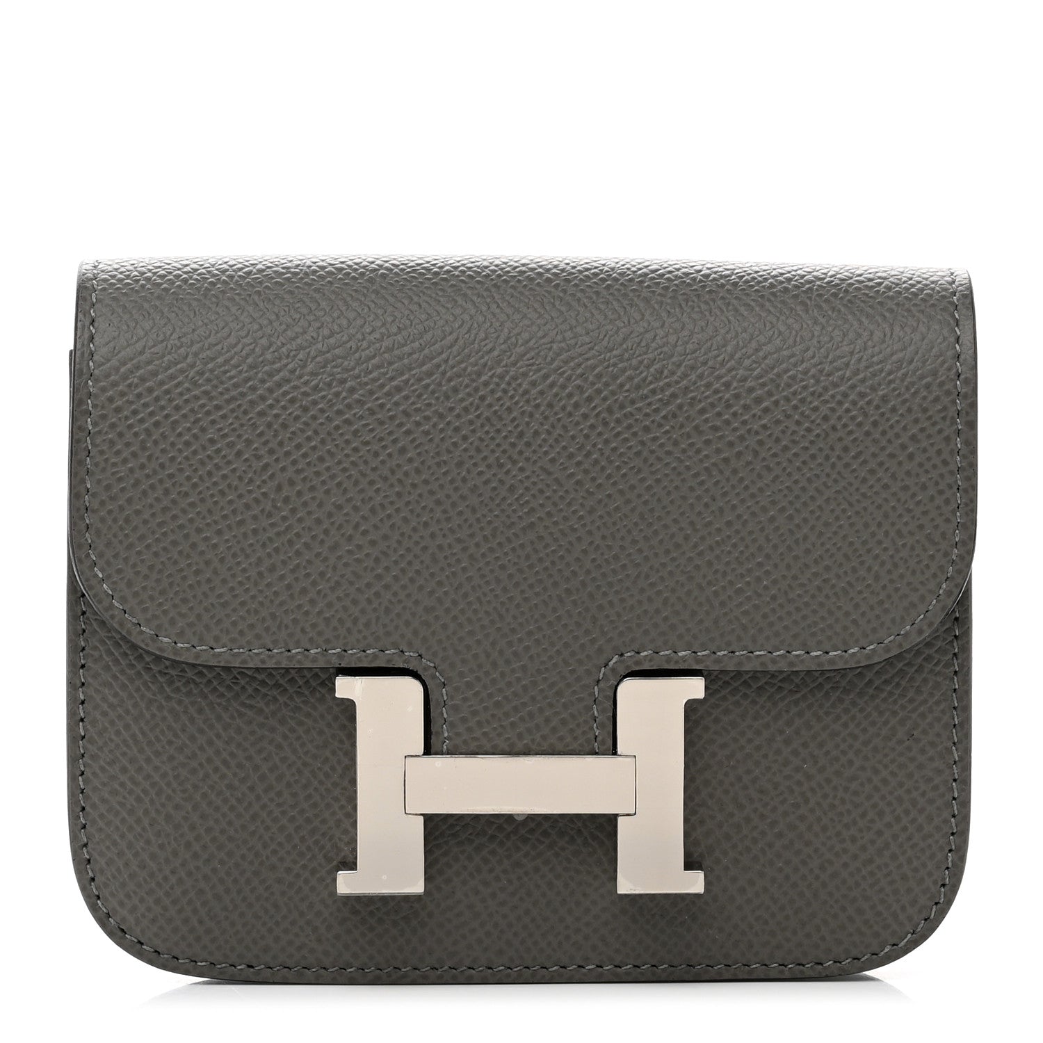 Hermes Epsom Constance Slim Wallet Graphite 1 of 9