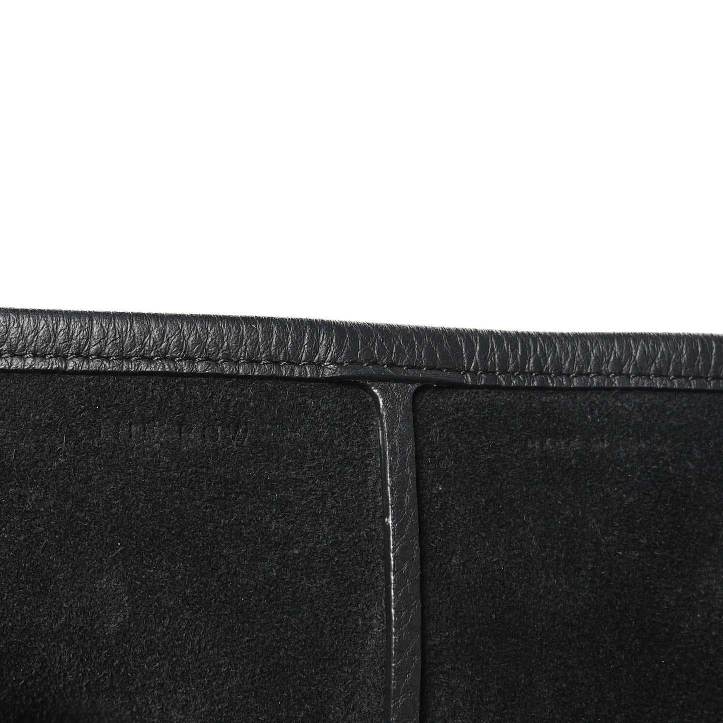Grained Calfskin Large N/S Park Tote Black
