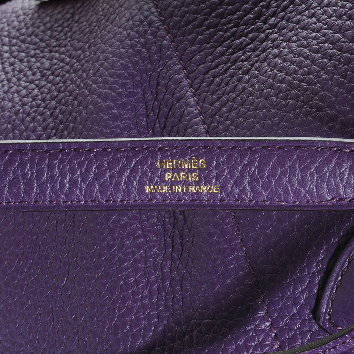 Hermes Taurillon Clemence Bolide 35 Ultraviolet 9 of 9