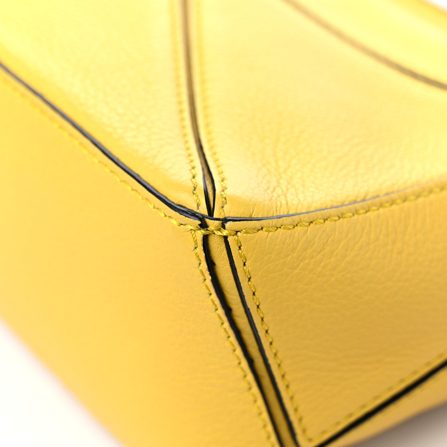 Loewe Calfskin Mini Puzzle Bag Yellow 11 of 13