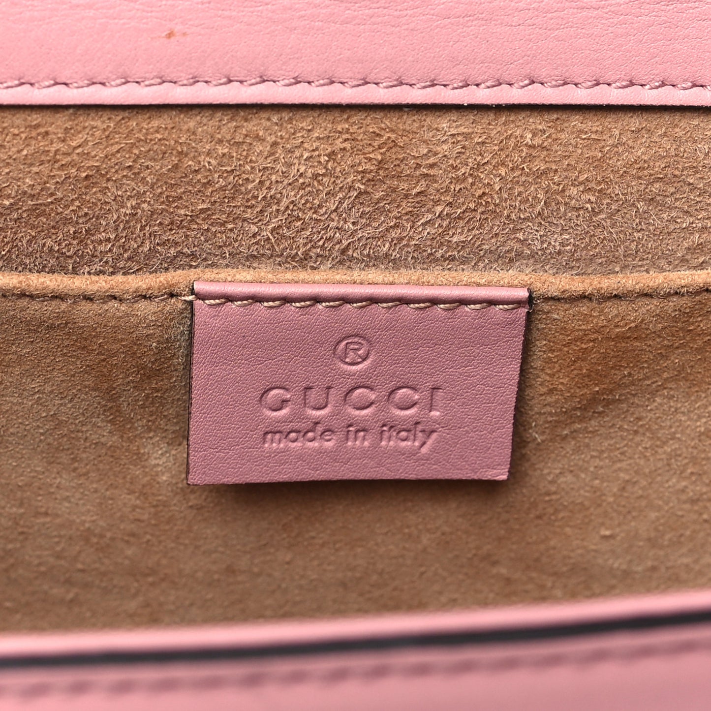 Calfskin Studded Small Padlock Shoulder Bag Carmine Rose