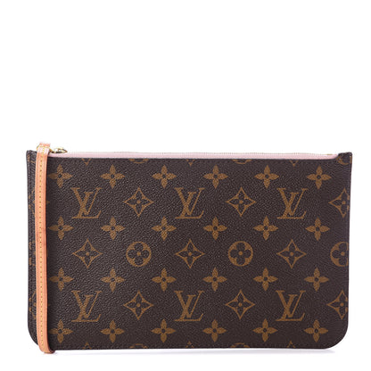 Louis Vuitton Monogram Neverfull MM GM Pochette Rose Ballerine 1 of 5