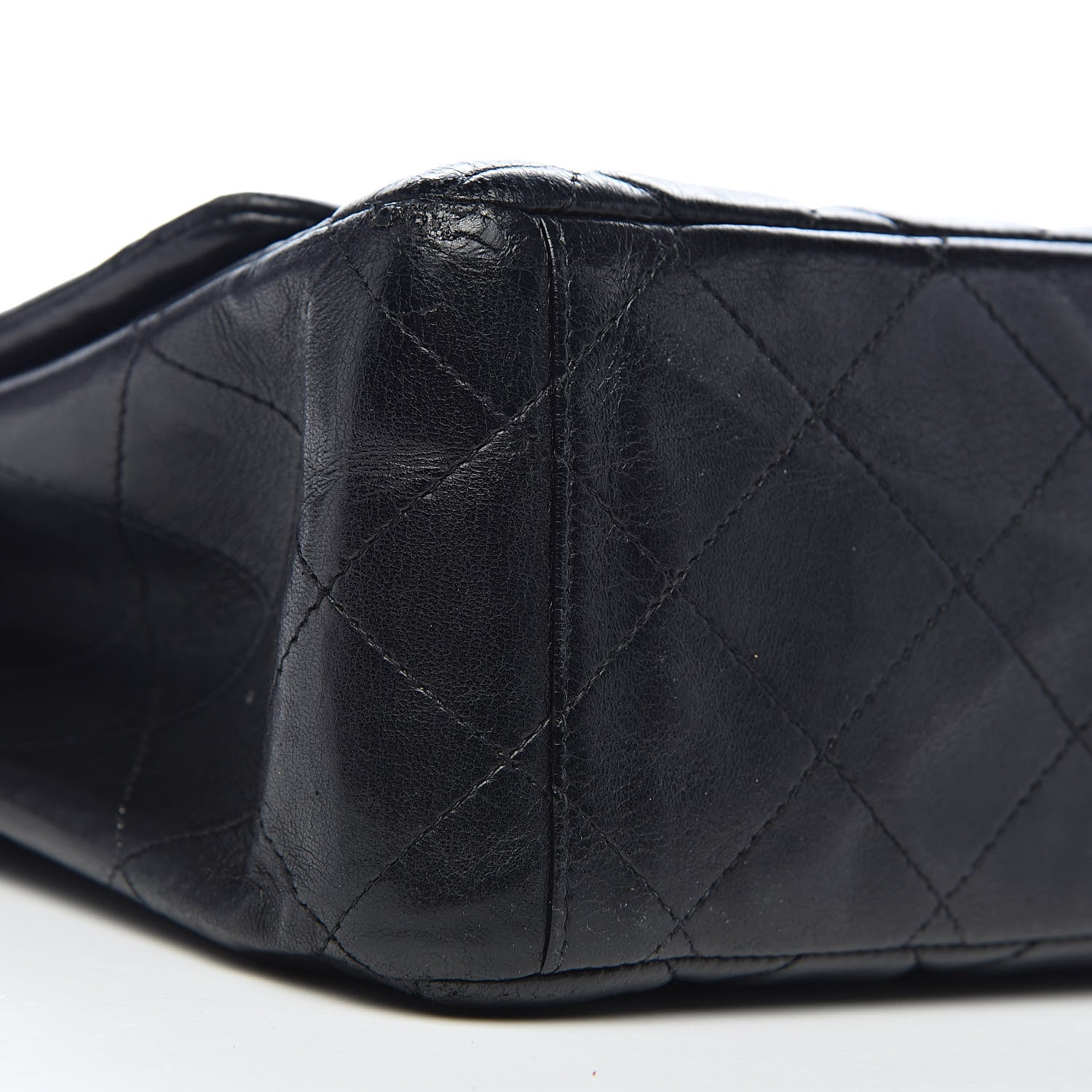 Chanel Lambskin Quilted Maxi Single Flap Black 12 of 19