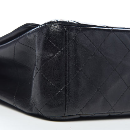 Chanel Lambskin Quilted Maxi Single Flap Black 12 of 19