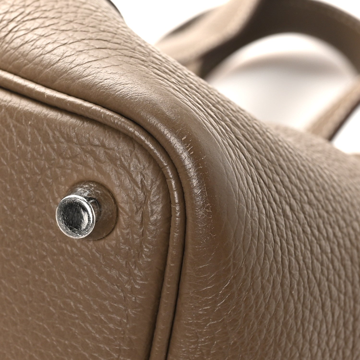 Hermes Taurillon Clemence Picotin Lock 18 PM Etoupe 12 of 14