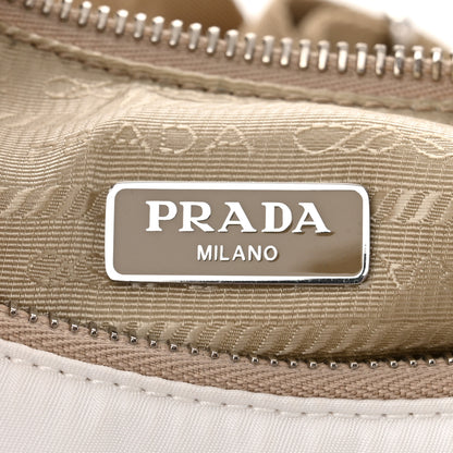 Prada Nylon Re-Edition 2005 Shoulder Bag White 6 of 12