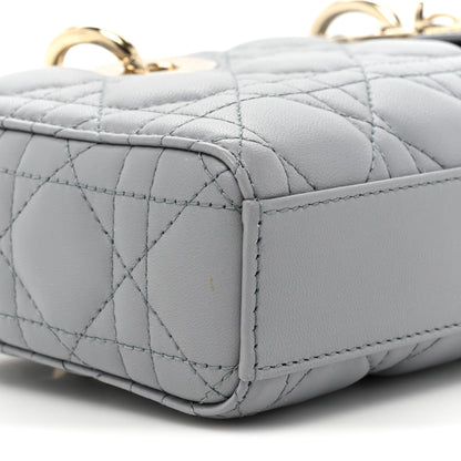 Christian Dior Lambskin Cannage Lady D-Joy Ethereal Gray 8 of 8