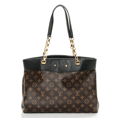 Louis Vuitton Monogram Pallas Shopper Black 1 of 6