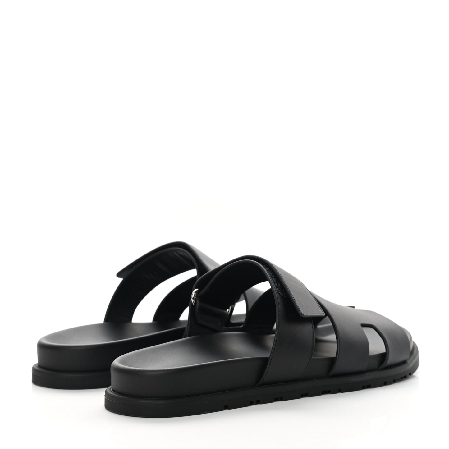 Calfskin Mens Chypre Sandals 41.5 Black