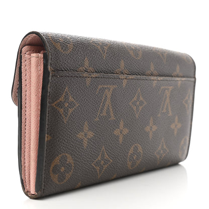 Louis Vuitton Monogram Sarah Wallet NM Rose Ballerine 3 of 6