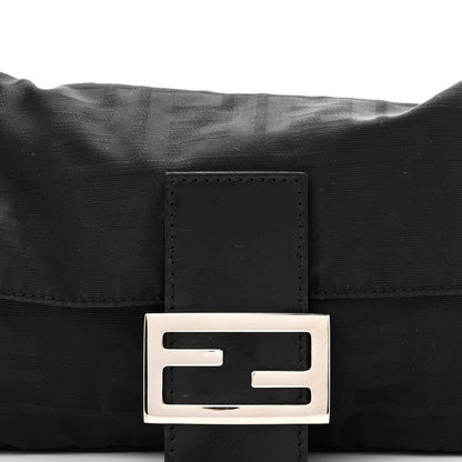 Fendi Nylon Zucca Baguette Black 8 of 9