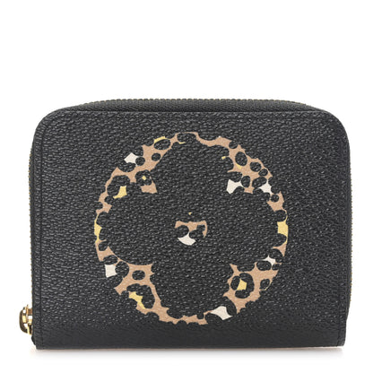 Louis Vuitton Monogram Giant Jungle Zippy Coin Purse Black 1 of 9