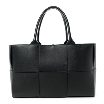 Bottega Veneta Grained Calfskin Intrecciato Small Arco Tote Black 1 of 11