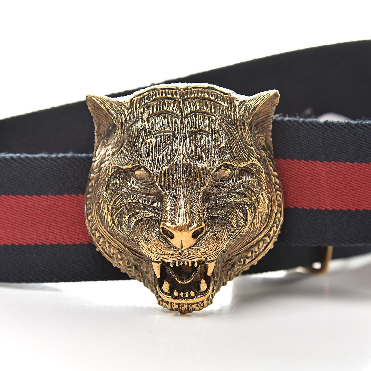 Web Feline Buckle Belt 80 32 Blue Red