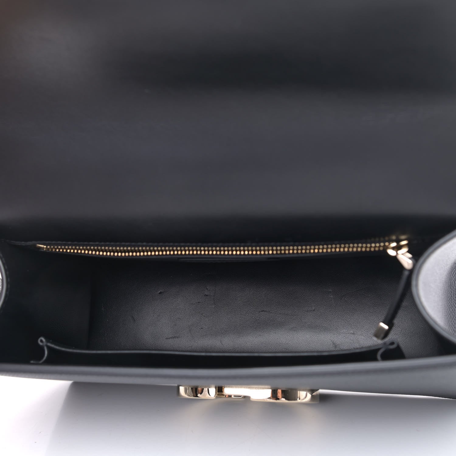 Christian Dior Grained Calfskin Embossed 30 Montaigne Chain Bag Black 4 of 8