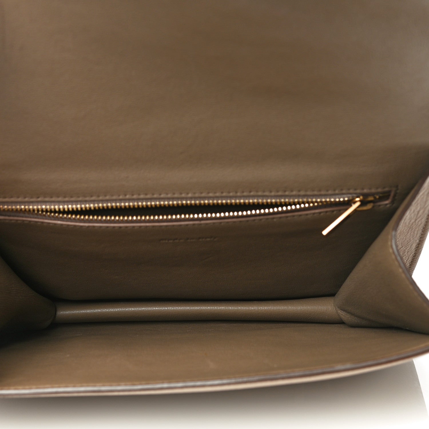 Celine Baby Grained Calfskin Medium Symmetrical Bag Taupe 6 of 13