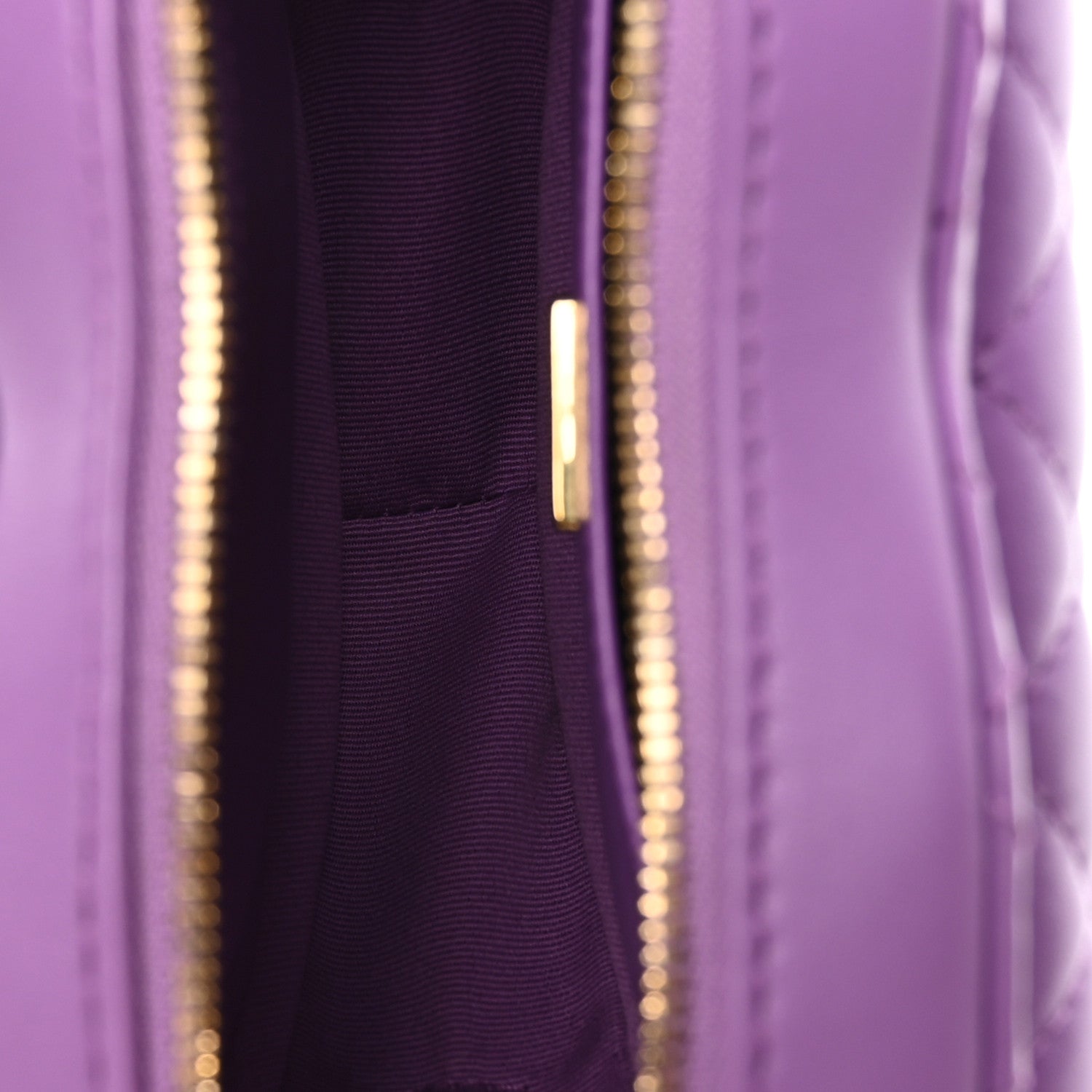 Chanel Lambskin Quilted CC In Love Heart Bag Purple 4 of 10