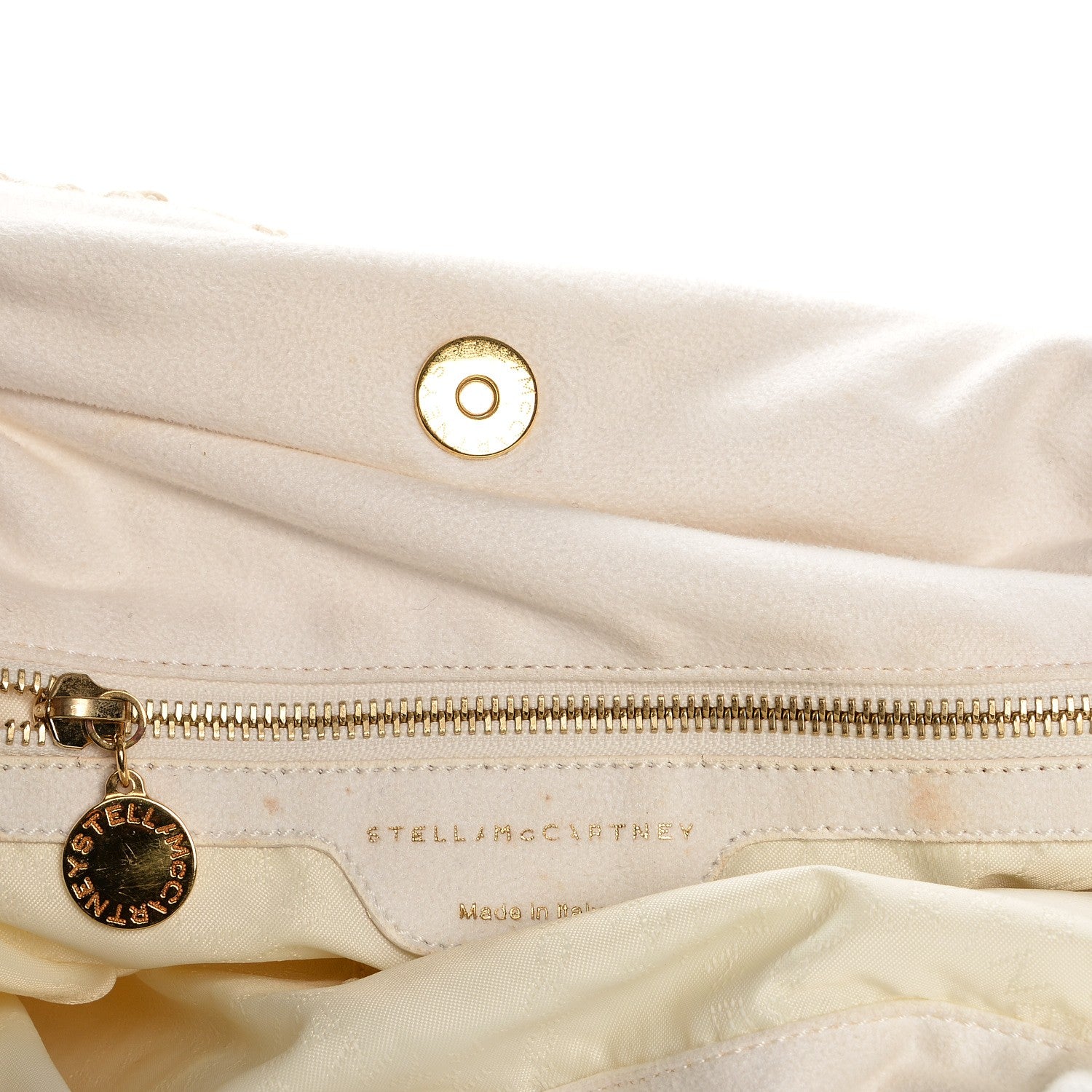 Stella McCartney Crochet Falabella Tote Egg White 7 of 12