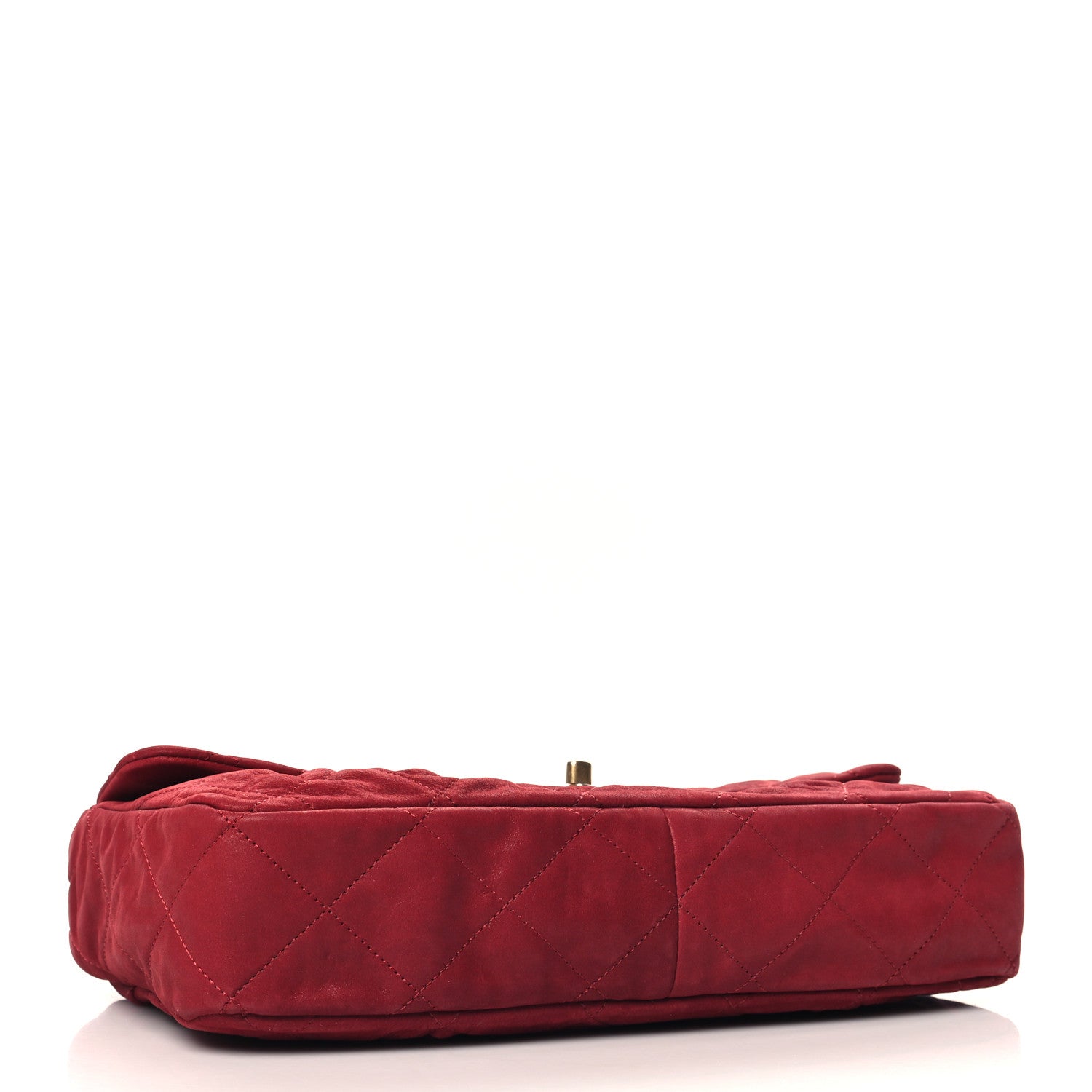 Chanel Iridescent Calfskin Large Chic Quilt Flap Red 4 of 10