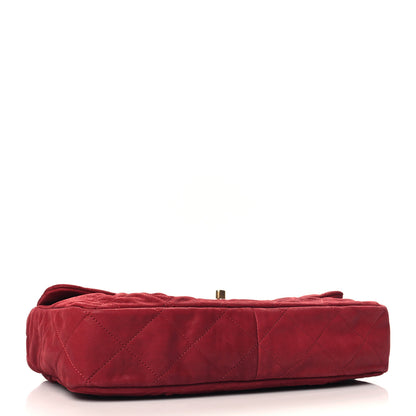 Chanel Iridescent Calfskin Large Chic Quilt Flap Red 4 of 10