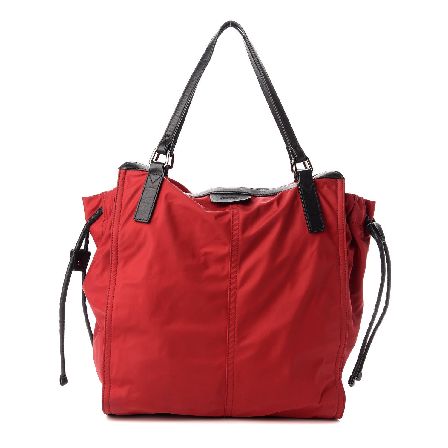 Burberry Nylon Buckleigh Packable Tote Bag Red 1 of 9