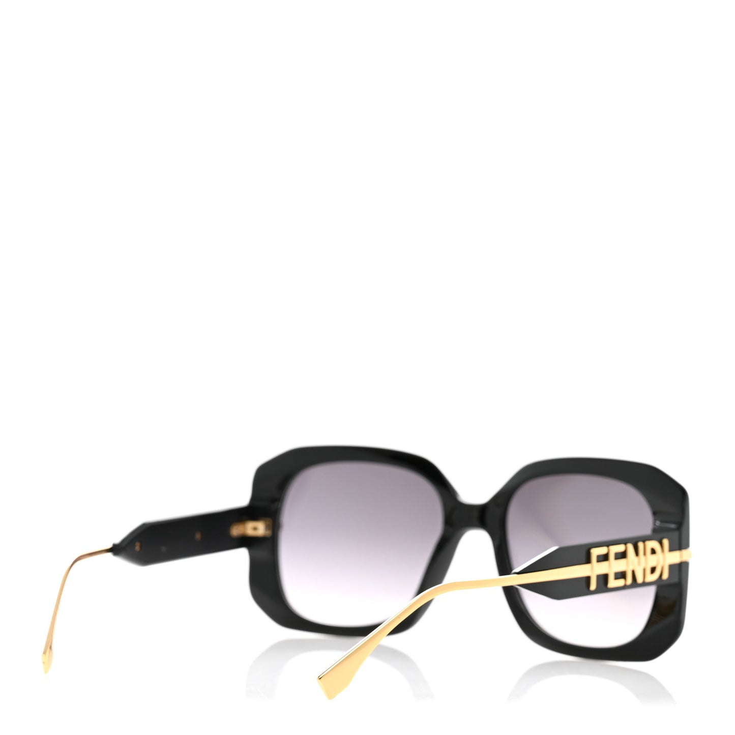 Acetate Fendigraphy Sunglasses FE40065I Black